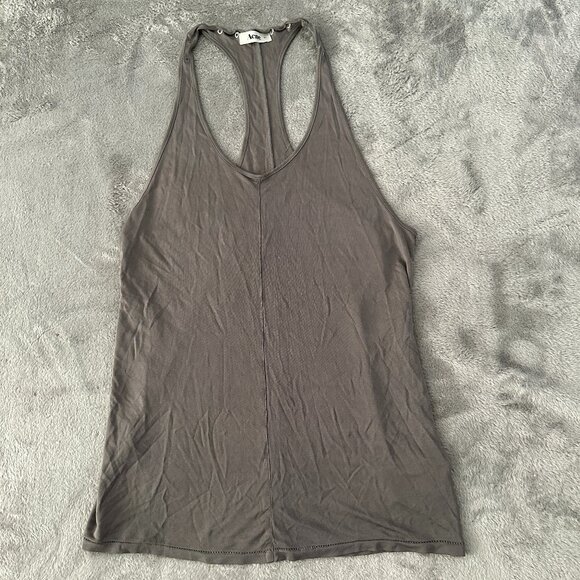 Acne Studio Racerback Tank Top Women's XS Gray Shirt - Picture 1 of 6